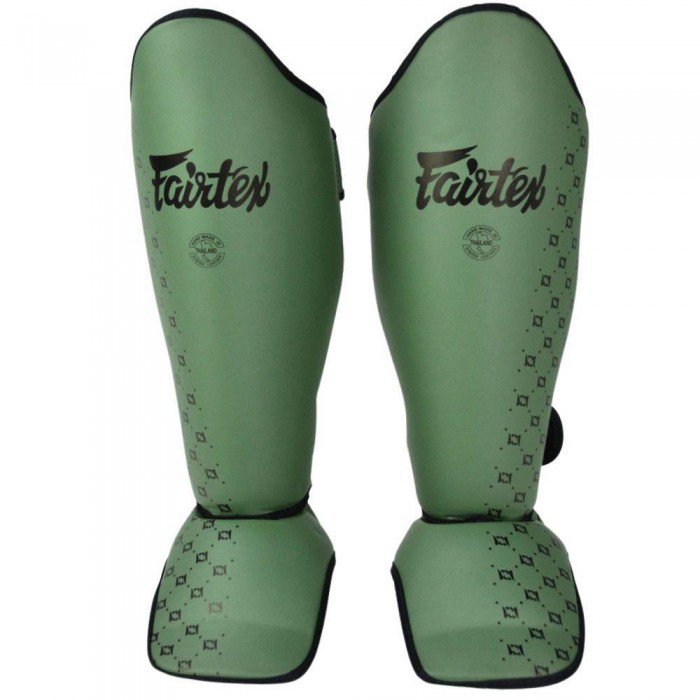 Fairtex Shin Pads SP5 Olive 5855 | 8Boxing泰拳用品店(香港) 銅鑼灣