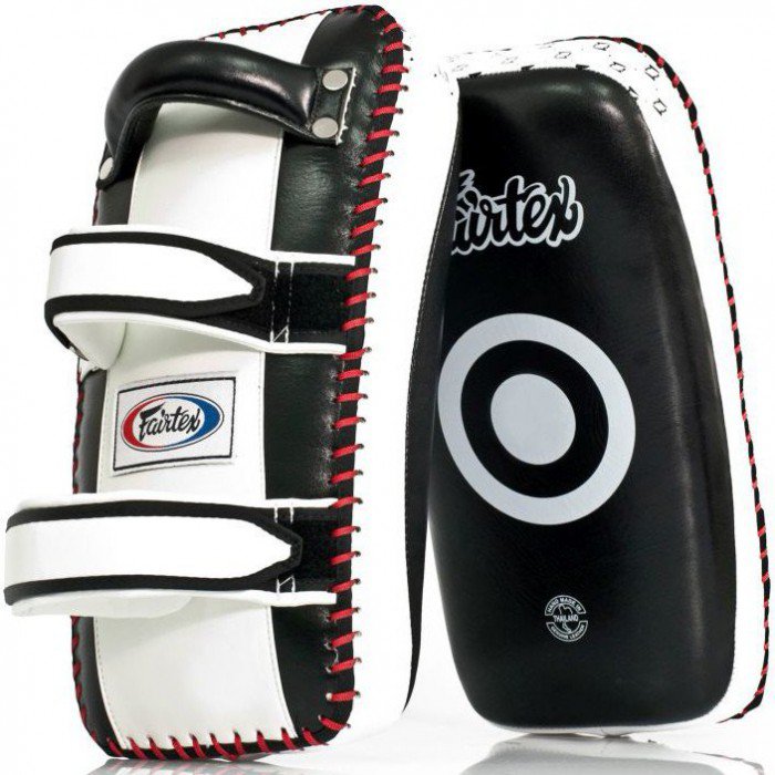 Fairtex KPLC3 Extra Thick Thai Pads Black/White 0049 8Boxing泰拳用品店(香港