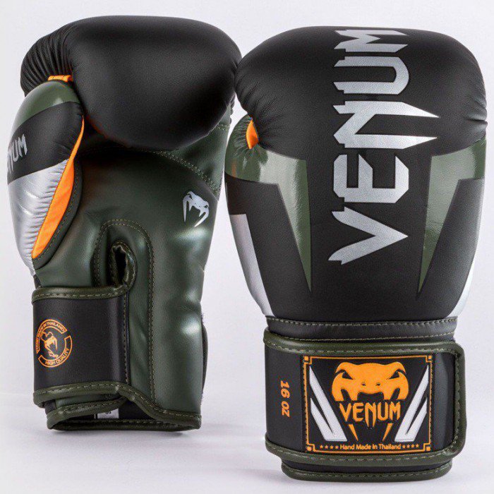 Venum Elite Boxing Gloves - Green - Special Edition VENUM