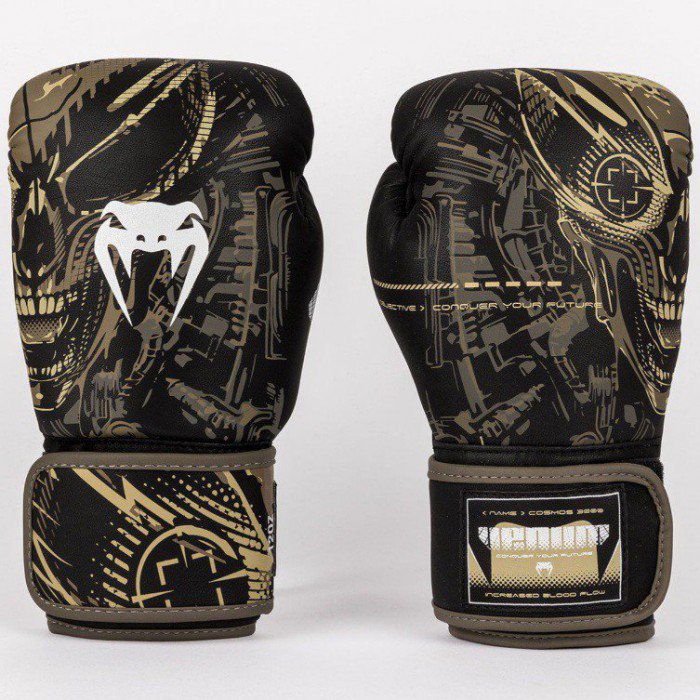 【未開封　数量限定】glove 15YEARS-ANNIVERSARY BOX- Black and Gold GOLD DRAGON | DBX BUSHIDO 12oz sparring