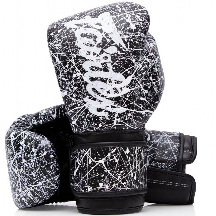 Fairtex Boxing Gloves BGV14 PT Black/White 4176 8Boxing泰拳用品店(香港) 銅鑼灣