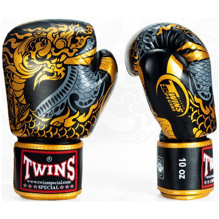 Twins Special Boxing Gloves FBGVL3-52 Black/Gold 3263 | 8Boxing