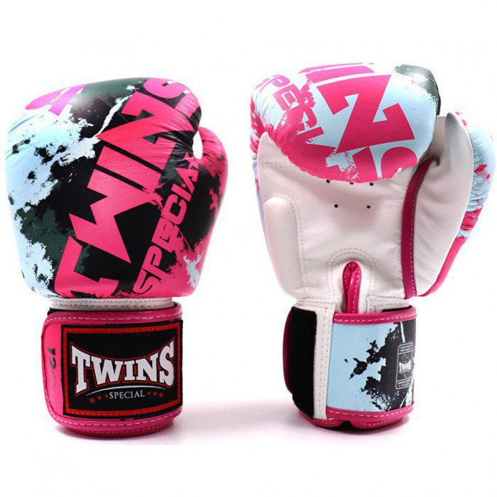 Twins Special Boxing Gloves FBGVL3-61 CANDY White/Pink 7361