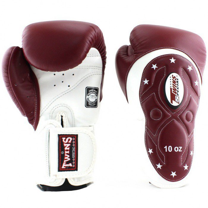 Twins Special Boxing Gloves BGVL6MK White/Maroon 4045 (銅鑼灣店) 8Boxing