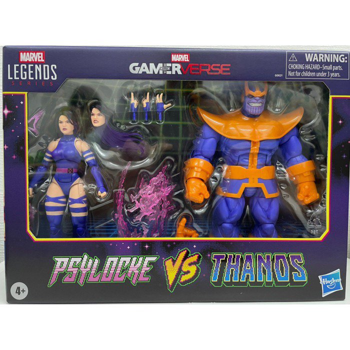 HASBRO MARVEL LEGENDS GAMERVERSE PSYLOCKE VS THANOS ACTION FIGURE
