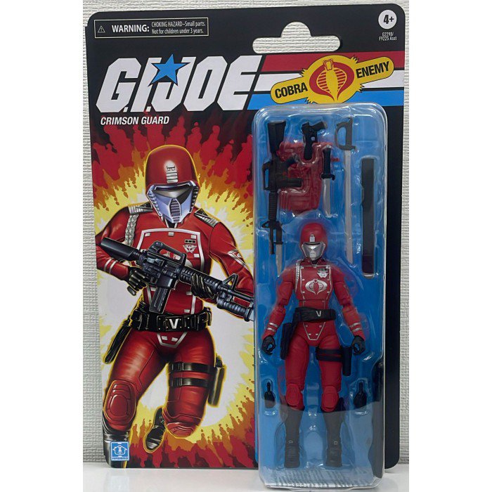 HASBRO G.I.JOE CLASSIFIED SERIES RETRO CARDBACK CRIMSON GUARD
