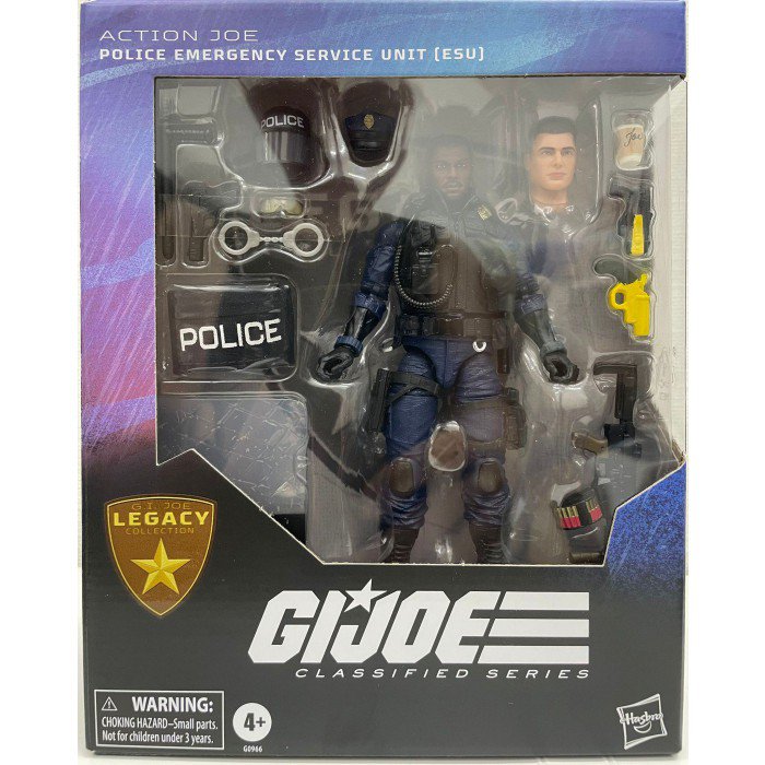 HASBRO CLASSIFIED LEGACY COLLECTION POLICE (ESU) ACTION FIGURE
