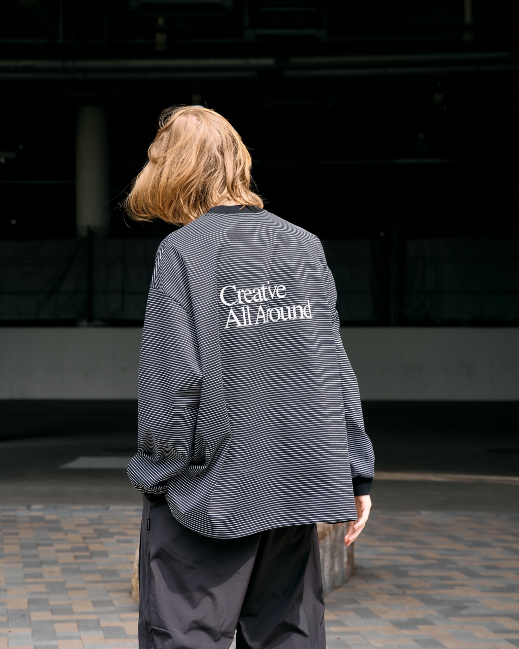ALOUND BORDER LONGSLEEVE TEE Mサイズ　新品未使用 現貨ALOUND BORDER LONGSLEEVE TEE | Bcstore_hkg