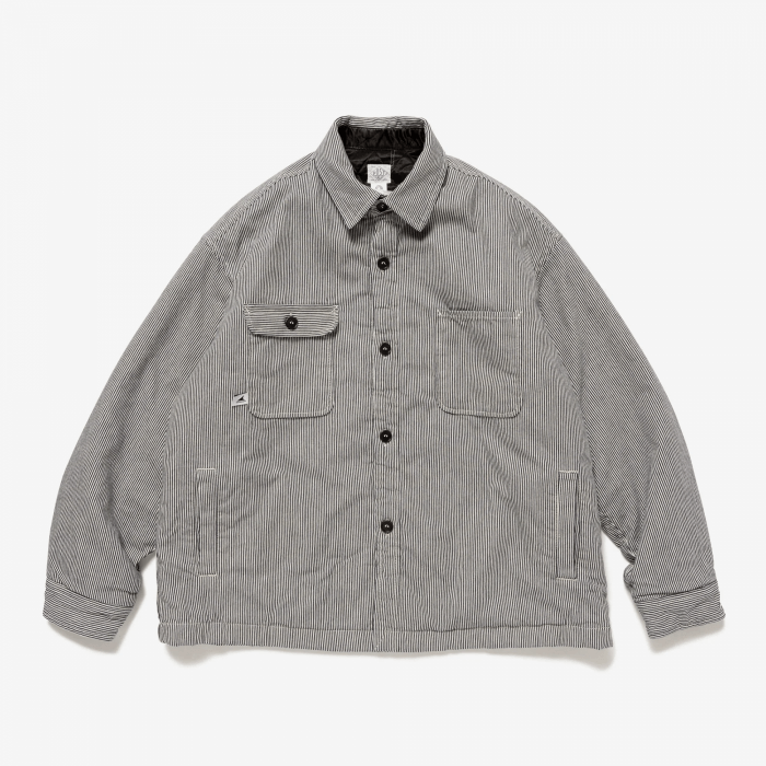 現貨 DESCENDANT CRA90 HICKORY STRIPE JACKET POST O'ALLS 25AW