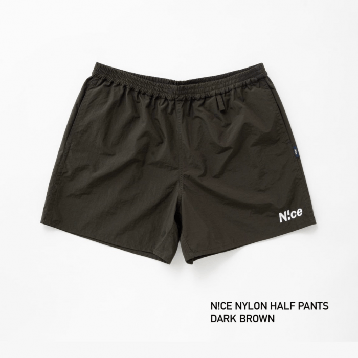 Lサイズ　N!ce nylon half pants  Dark brown LサイズN!ce nylon half pants Dark brown