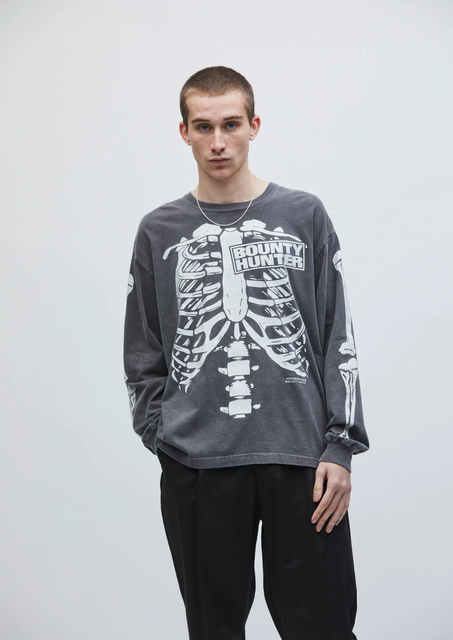 新品未使用　NEIGHBORHOOD X BOUNTY HUNTER パンツ NH X BOUNTY HUNTER . TEE LS-1