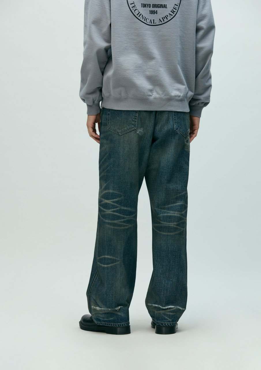 現貨 NEIGHBORHOOD SAVAGE DENIM DP WIDE PANTS 26SS | Bcstore_hkg