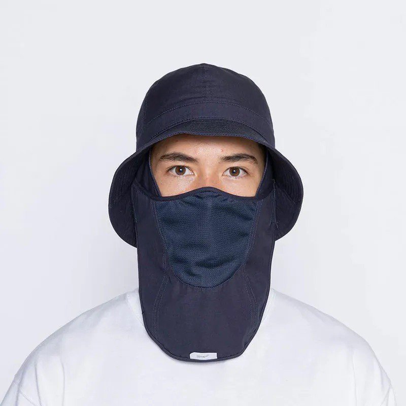 【M】WTAPS FACEHUGGER HAT COTTON.RIPSTOP 黒 現貨 WTAPS FACEHUGGER HAT / COTTON . RIPSTOP 21SS | Bcstore_hkg