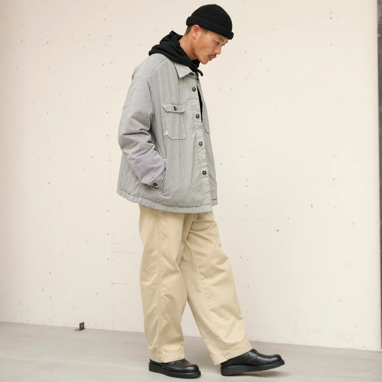 現貨 DESCENDANT CRA90 HICKORY STRIPE JACKET POST O'ALLS 25AW