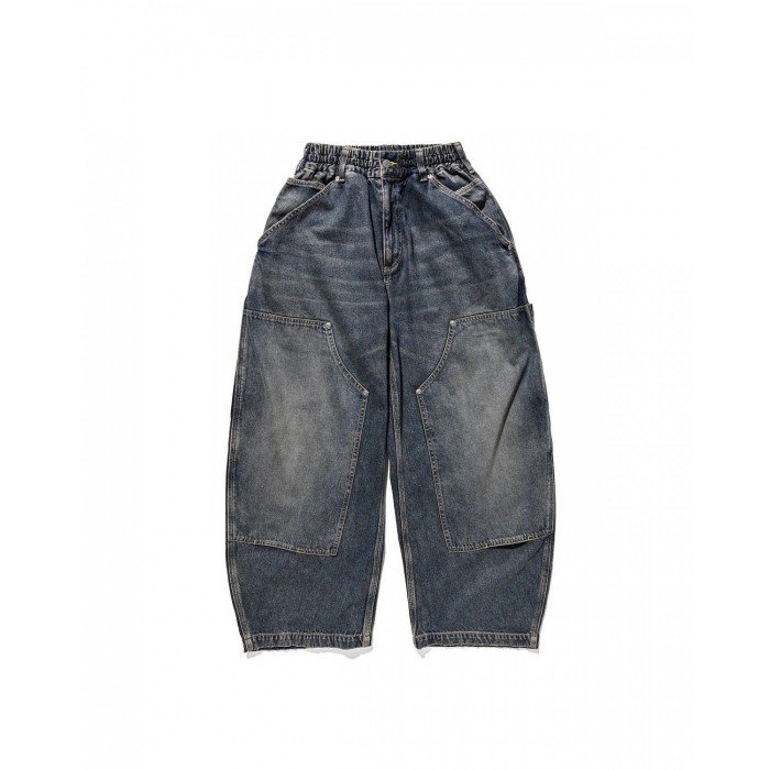 現貨 CLESSTE VINTAGE DYED SELVEDGE DENIM DOUBLE KNEE CURVED WORKER