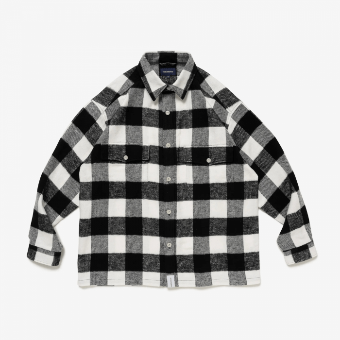 DESCENDANT VANING CHECK LS SHIRT サイズ3 VANNING PLAID LS SHIRT – DESCENDANT